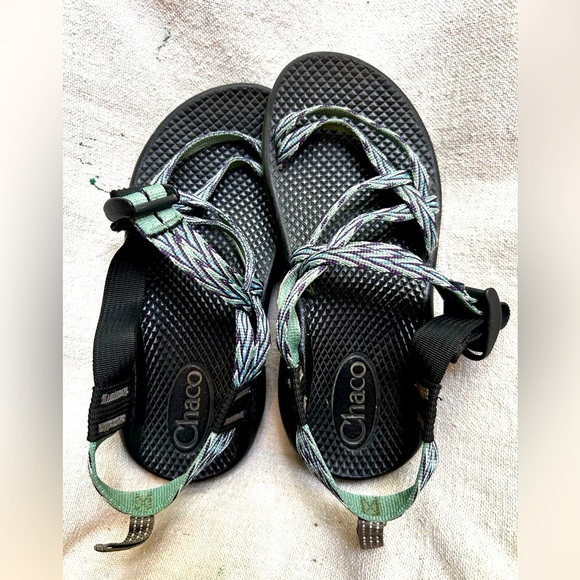 Chaco Other - Chaco ZX1 Echo Tread Green Sandals Kids size 2